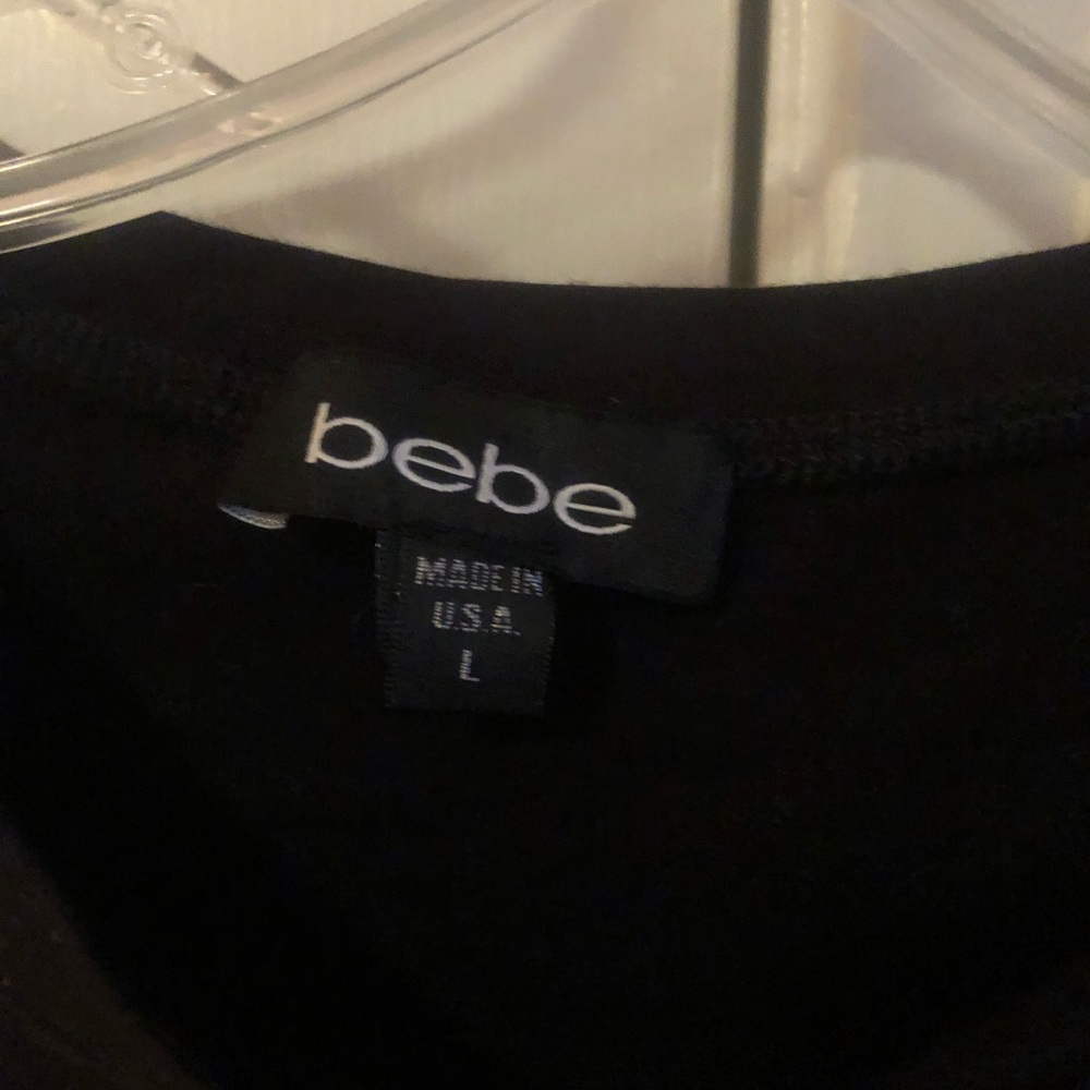 Bebe logo tee. Size L. - Picture 2 of 2